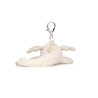 Jellycat Sleutelhanger Snow Dragon Bag Charm Jellycat Sleutelhanger Snow Dragon Bag Charm
