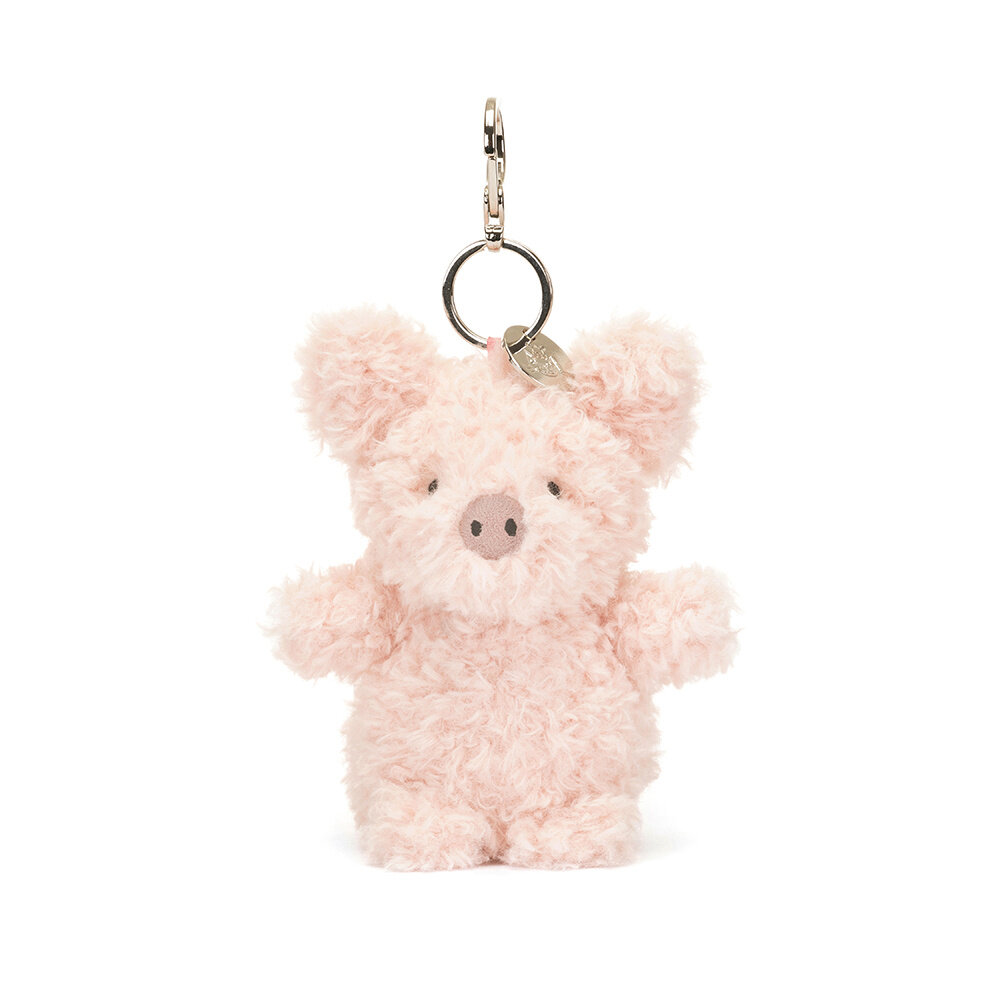Jellycat Sleutelhanger Little Pig Bag Charm Jellycat Sleutelhanger Little Pig Bag Charm