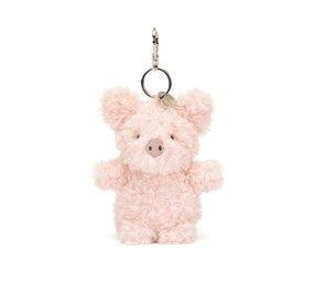 Jellycat Sleutelhanger Little Pig Bag Charm Jellycat Sleutelhanger Little Pig Bag Charm