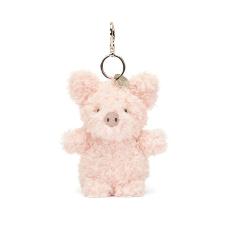 Jellycat Sleutelhanger Little Pig Bag Charm Jellycat Sleutelhanger Little Pig Bag Charm
