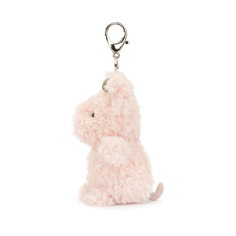 Jellycat Sleutelhanger Little Pig Bag Charm Jellycat Sleutelhanger Little Pig Bag Charm