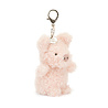 Jellycat Sleutelhanger Little Pig Bag Charm Jellycat Sleutelhanger Little Pig Bag Charm