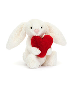 Jellycat Knuffel Bashful Red Love Heart Bunny Little