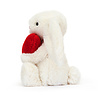 Jellycat Knuffel Bashful Red Love Heart Bunny Little Jellycat Knuffel Bashful Red Love Heart Bunny Little