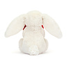 Jellycat Knuffel Bashful Red Love Heart Bunny Little Jellycat Knuffel Bashful Red Love Heart Bunny Little