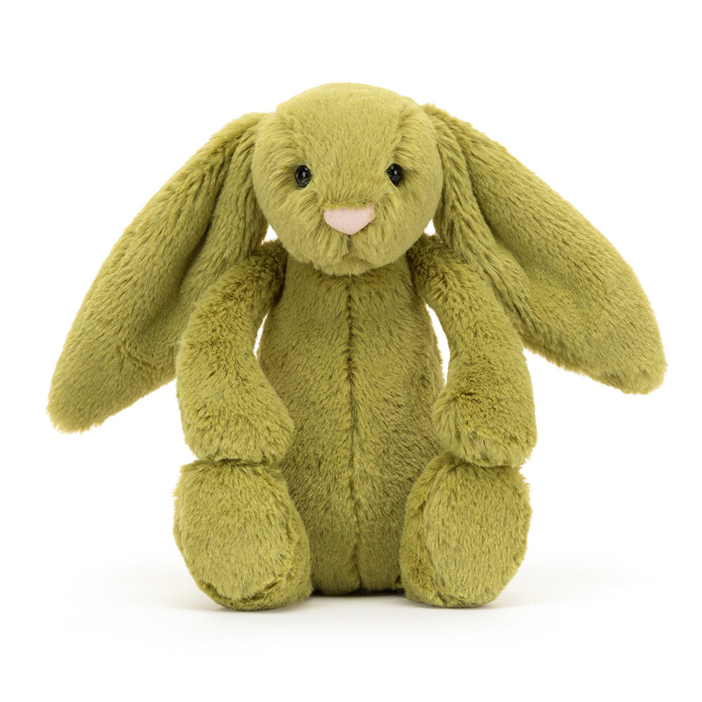 Jellycat Knuffel Bashful Moss Bunny Little Jellycat Knuffel Bashful Moss Bunny Little