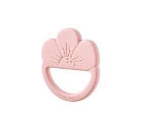 Little Dutch Siliconen Bijtring Bloem Roze