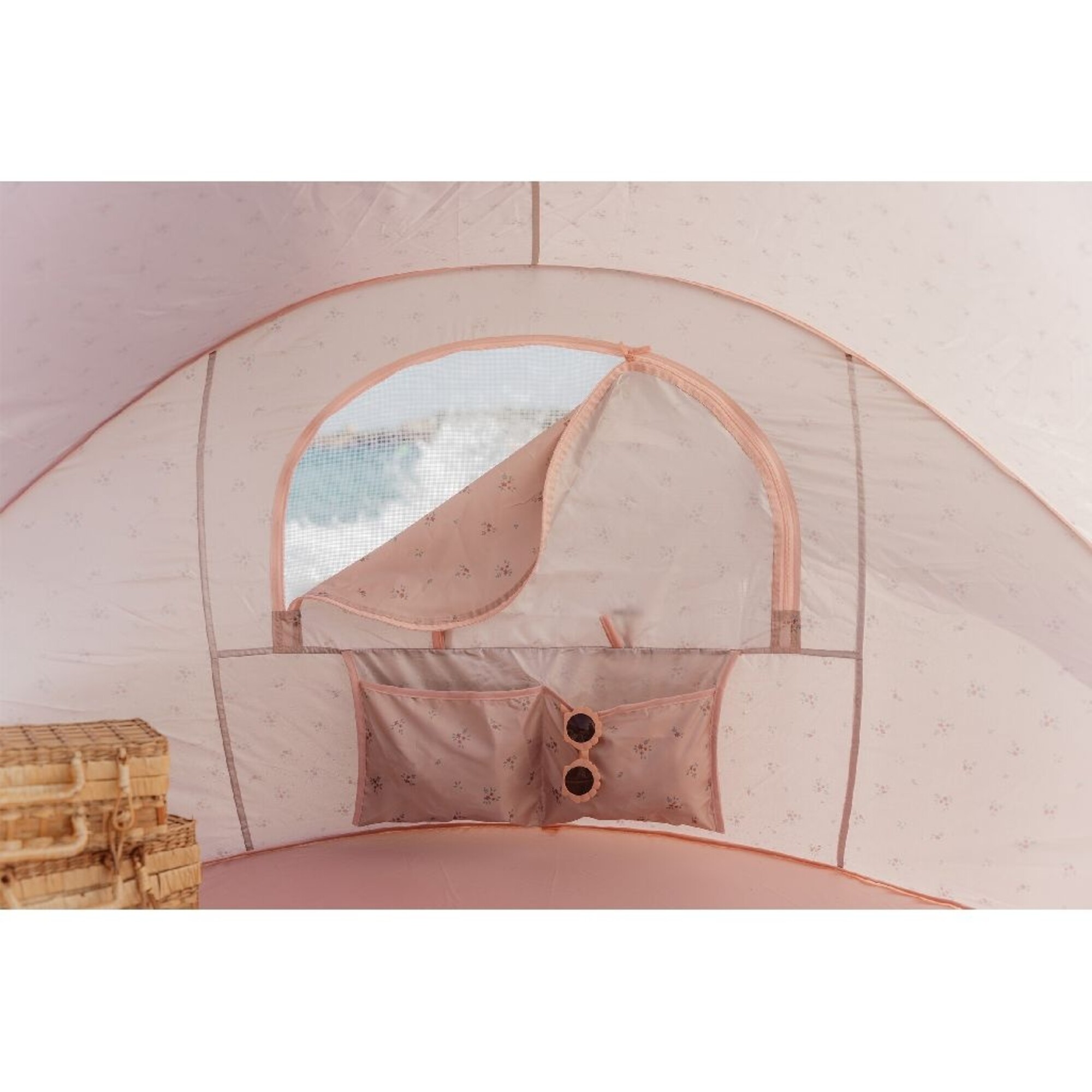 Pop-Up Tent - Old Pink - Cozy Hearts - 140 cm