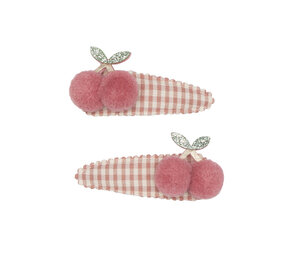 Mimi & Lula Haarclipjes Gingham Cherry Mimi & Lula Haarclipjes Gingham Cherry