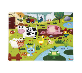 Janod Voelpuzzel Boederijdieren 20 stukjes Janod Voelpuzzel Boederijdieren 20 stukjes