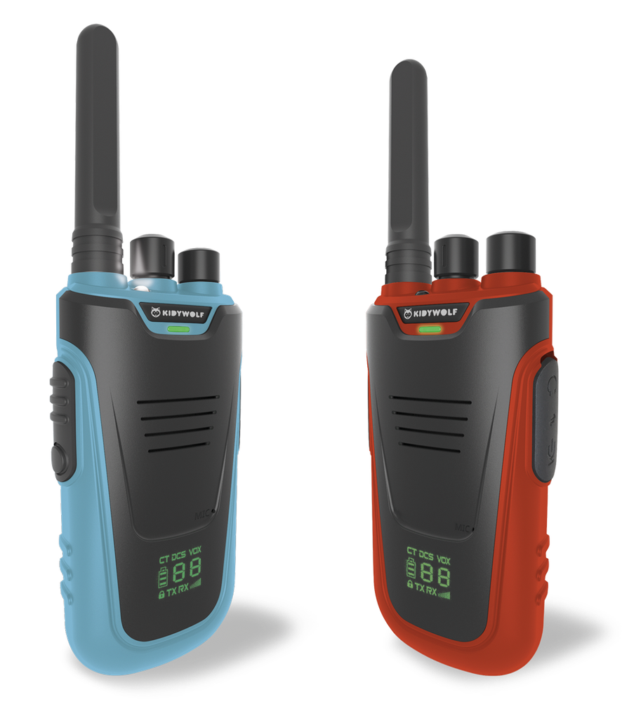 KIDYTALK Walktietalkies Blauw en Rood afbeelding
