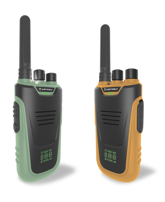 Ushining Walkie Talkie for Children, 16 Channels, 2-Way Radio with LCD Backlight, VOX Walkie Talkie, Rechargeable Long Range, Gift for Girls and Boys 3-12 Years (Blue