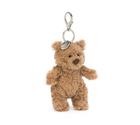 Jellycat Sleutelhanger Bartholomew Bear Bag Charm Jellycat Sleutelhanger Bartholomew Bear Bag Charm