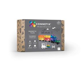 Connetix Magnetische Tegels Rainbow Transport 50 stuks Connetix Magnetische Tegels Rainbow Transport 50 stuks