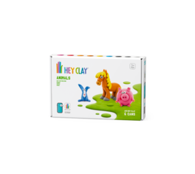 Hey Clay Interactieve Boetseerklei Dieren(6 kleuren) Hey Clay Interactieve Boetseerklei Dieren(6 kleuren)