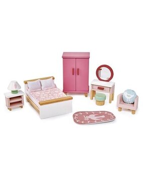 Tender Leaf Toys Houten Poppenhuis Slaapkamer Tender Leaf Toys Houten Poppenhuis Slaapkamer