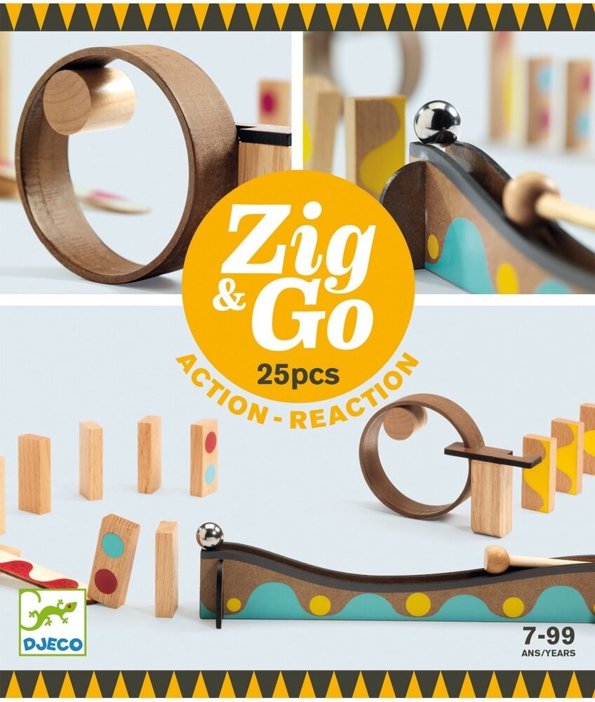 Djeco Zig & Go 25 stuks Djeco Zig & Go 25 stuks
