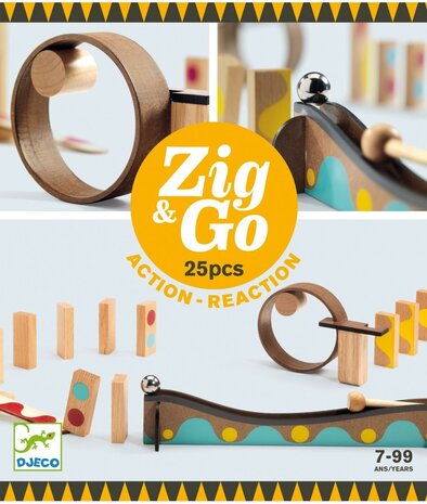 Djeco Zig & Go 25 stuks Djeco Zig & Go 25 stuks