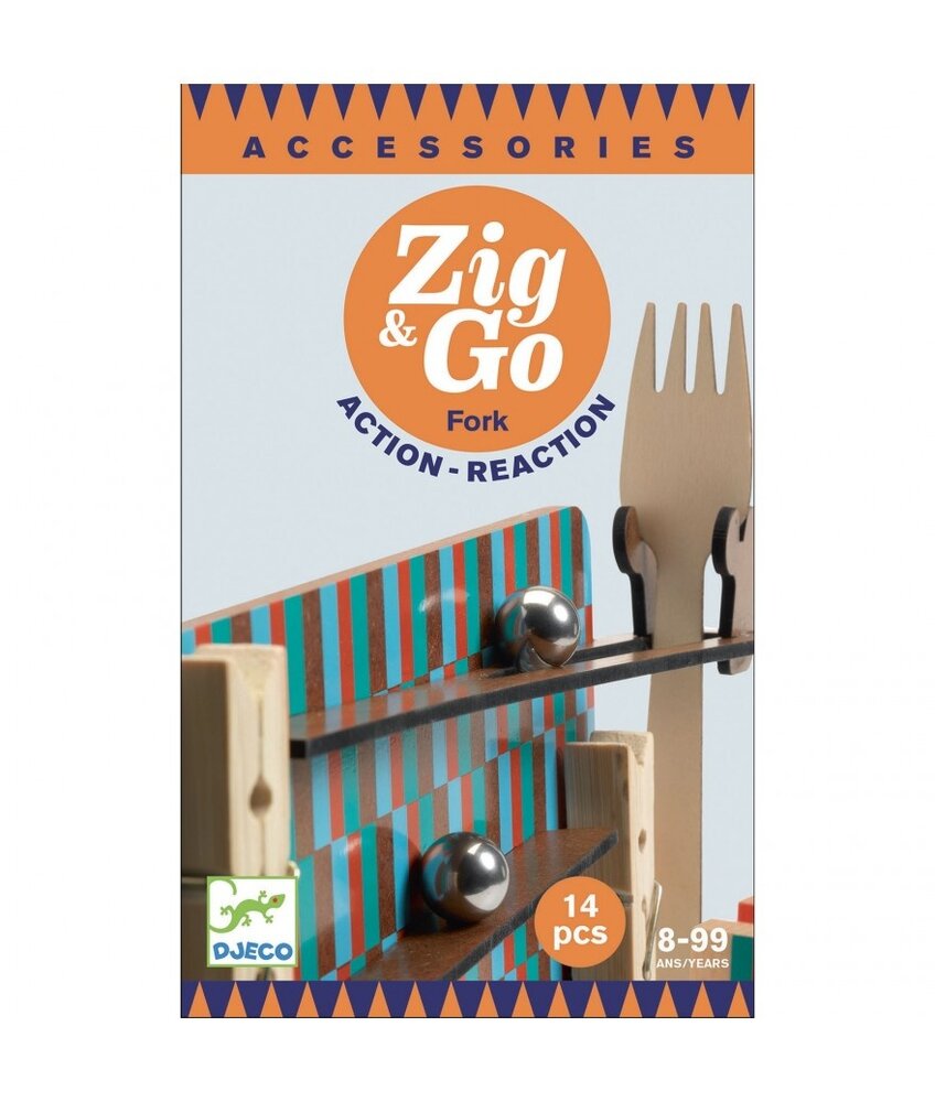 Djeco Zig & Go Fork 14 stuks Djeco Zig & Go Fork 14 stuks
