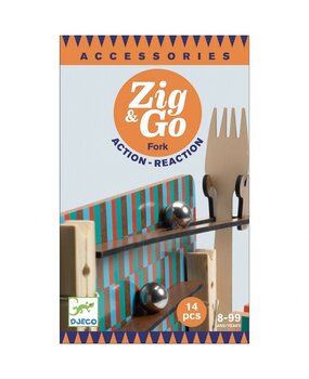 Djeco Zig & Go Fork 14 stuks Djeco Zig & Go Fork 14 stuks
