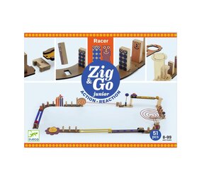 Djeco Zig & Go Junior Racer 51 stuks Djeco Zig & Go Junior Racer 51 stuks