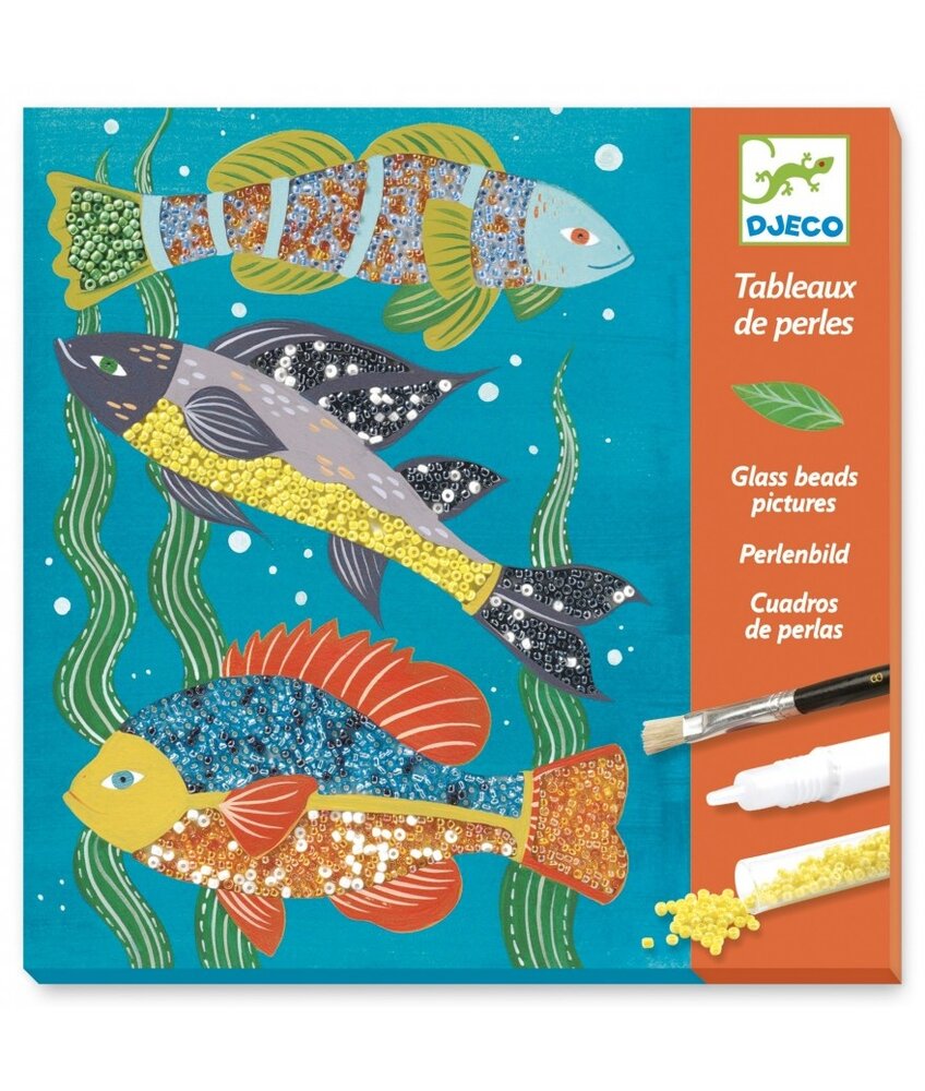 Djeco Kralenschilderij vissen Djeco Kralenschilderij vissen