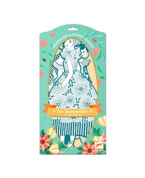 Djeco Mode Kleurplaat Rebekka en Vriendjes Djeco Mode Kleurplaat Rebekka en Vriendjes