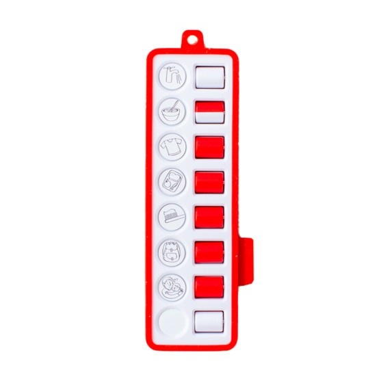 Dagplanner Checkpad Rood afbeelding