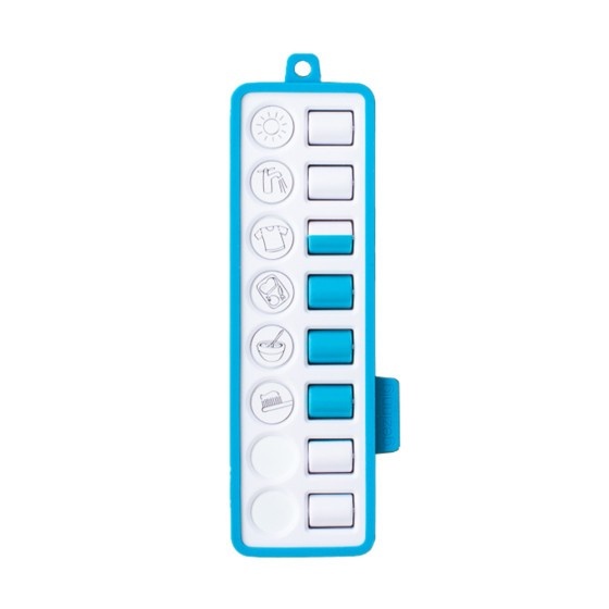 Dagplanner Checkpad Blauw afbeelding