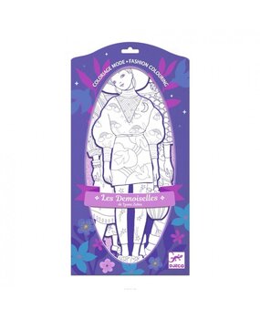 Djeco Mode Kleurplaat Zaho en Vriendjes