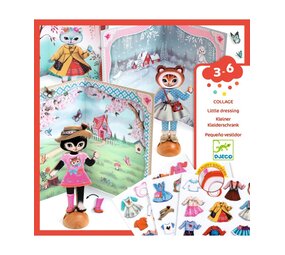 Djeco Little Wardrobe Aankleedpoppen Djeco Little Wardrobe Aankleedpoppen