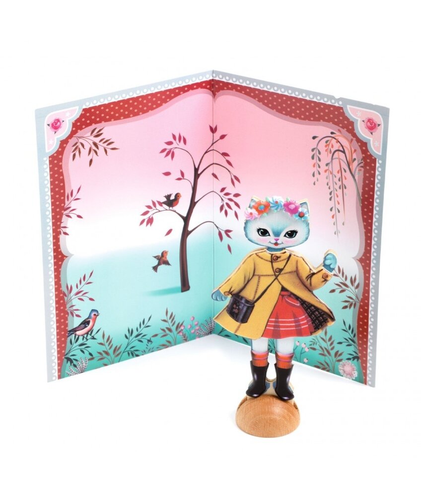 Djeco Little Wardrobe Aankleedpoppen