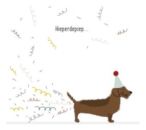 Mevrouw Emmer Wenskaart Hieperdepiep Mevrouw Emmer Wenskaart Hieperdepiep