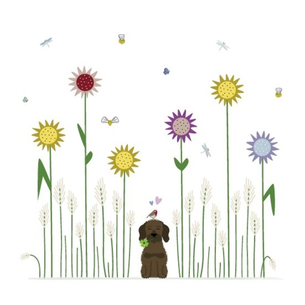 Mevrouw Emmer Wenskaart Flowers Mevrouw Emmer Wenskaart Flowers