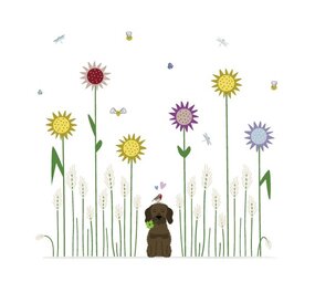 Mevrouw Emmer Wenskaart Flowers Mevrouw Emmer Wenskaart Flowers