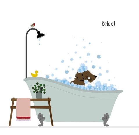 Mevrouw Emmer Wenskaart Relax Mevrouw Emmer Wenskaart Relax