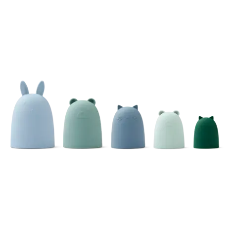 Liewood Stapel Annelie Nestspeeltje Dusty Mint Liewood Stapel Annelie Nestspeeltje Dusty Mint