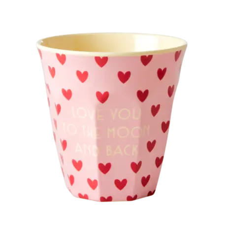 Rice Melamine Beker set van 6 Funky Prints Pink Rice Melamine Beker set van 6 Funky Prints Pink