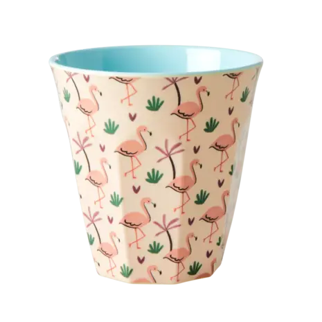 Rice Melamine Beker set van 6 Funky Prints Pink Rice Melamine Beker set van 6 Funky Prints Pink