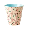 Rice Melamine Beker set van 6 Funky Prints Pink
