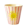 Rice Melamine Beker set van 6 Funky Prints Pink