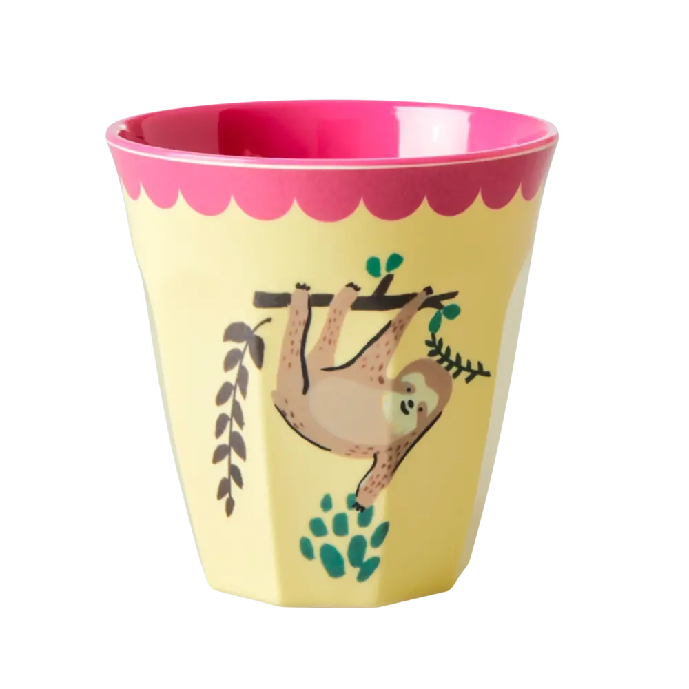 Rice Melamine Beker set van 6 Funky Prints Pink Rice Melamine Beker set van 6 Funky Prints Pink