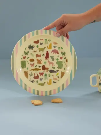 Rice Melamine Bord Sweet Jungle Rice Melamine Bord Sweet Jungle