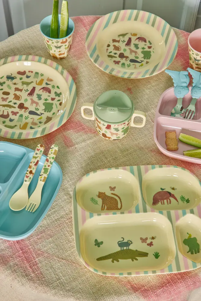Rice Melamine Bord Sweet Jungle Rice Melamine Bord Sweet Jungle