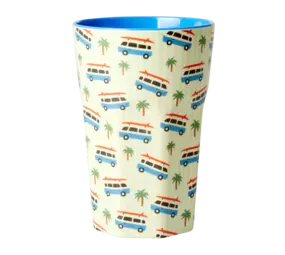 Rice Melamine Beker Cars Blue Large Rice Melamine Beker Cars Blue Large