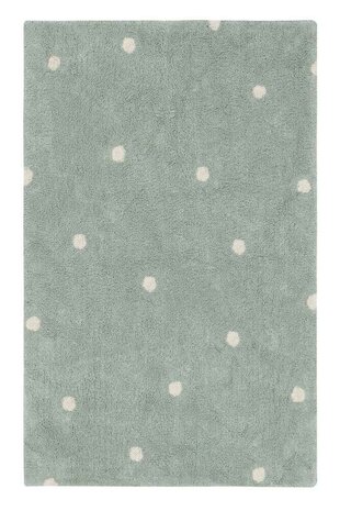 Lorena Canals Wasbaar Vloerkleed Mini Dot Blue Sage Lorena Canals Wasbaar Vloerkleed Mini Dot Blue Sage