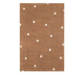 Lorena Canals Wasbaar Vloerkleed Mini Dot Kastanje Lorena Canals Wasbaar Vloerkleed Mini Dot Kastanje