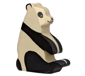 Holztiger Zittende Pandabeer 80191 Holztiger Zittende Pandabeer 80191