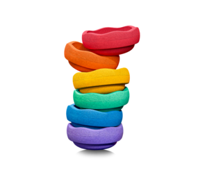 Stapelstein Regenboog Classic 6 stapelstenen Stapelstein Regenboog Classic 6 stapelstenen