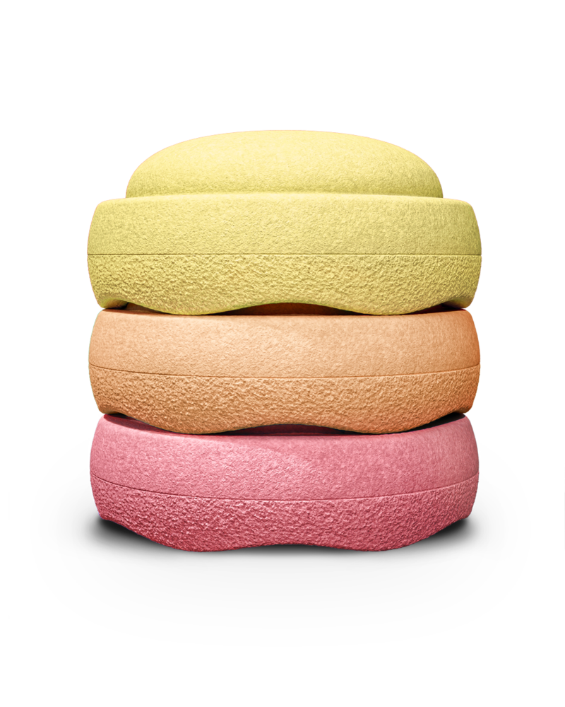 Stapelstein Warm Pastel 3 stapelstenen Stapelstein Warm Pastel 3 stapelstenen